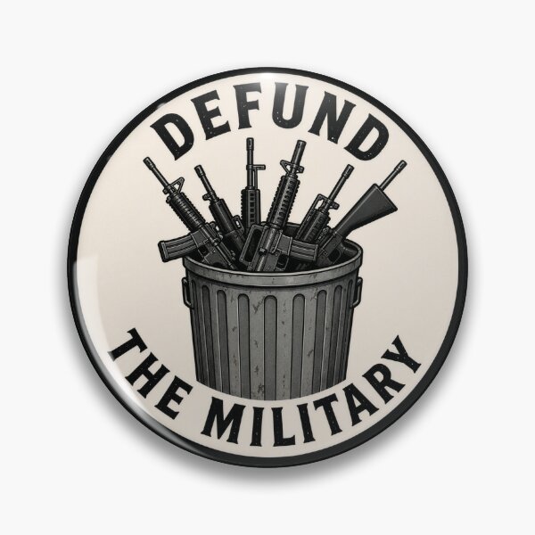 Item preview, Defund the Military Trash Their Guns designed and sold by irregulargoods.