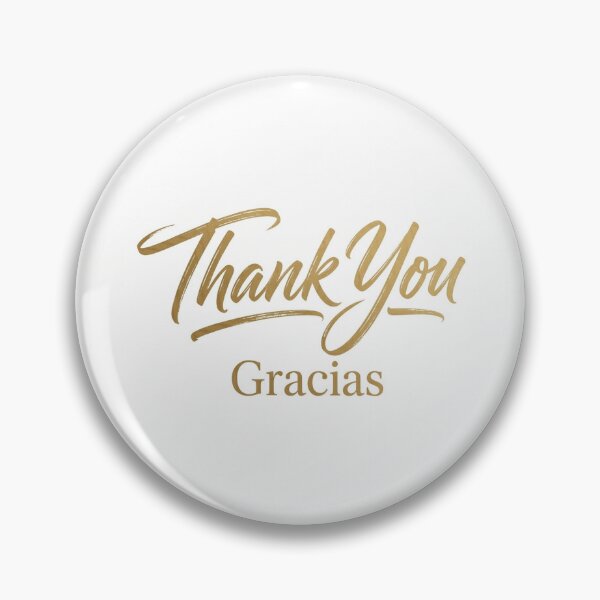 Item preview, Thank you Gracias - a simple and heartfelt message designed and sold by planisphaerium.