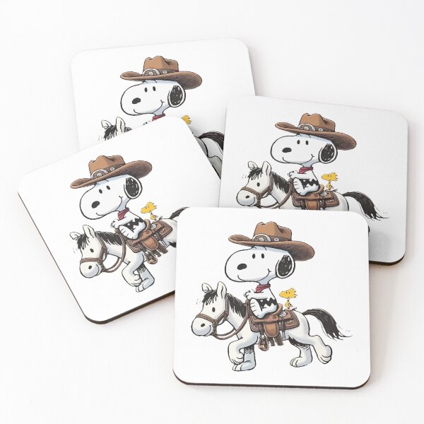 Item preview, Cowboy Snoopy Riding Horse with Woodstock designed and sold by henryavincnt.