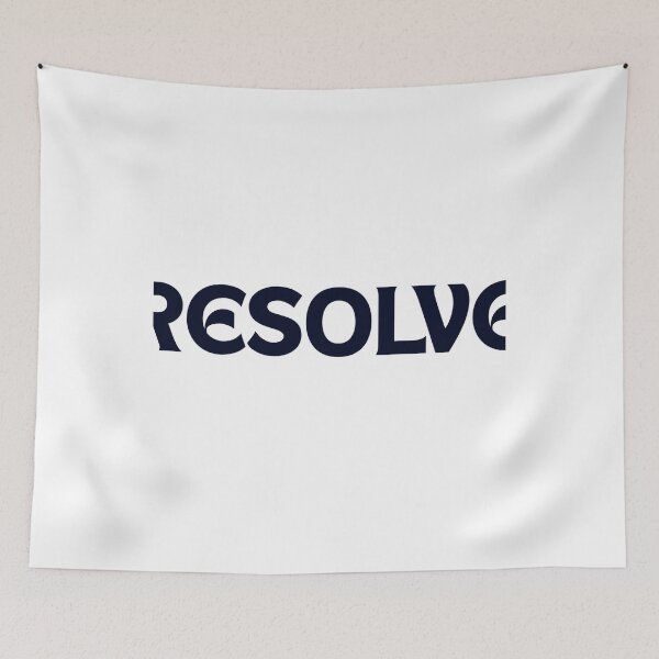 Item preview, RESOLVE - Classic Bold Serif Typography (Black Lettering) designed and sold by districtmarket.