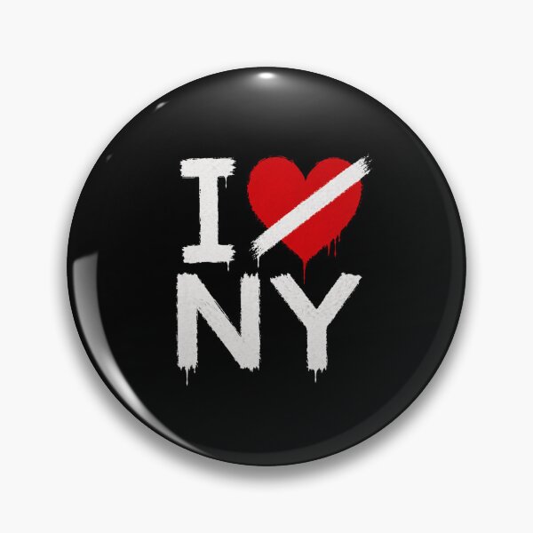 Item preview, I Love NY Broken Heart Street Art designed and sold by Creative_Canvas.