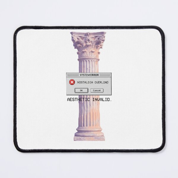 Item preview, System Error: Nostalgia Overload - Vaporwave Aesthetic Column designed and sold by Peter Veselinović.