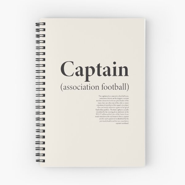 Item preview, Captain (association football) designed and sold by MertArtDesigns.