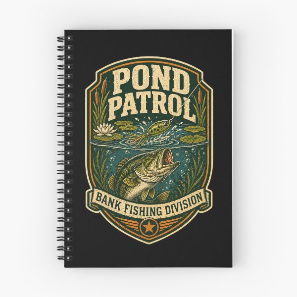 Item preview, Pond Patrol Bank Fishing Division Shirt designed and sold by Andrew Lomax.