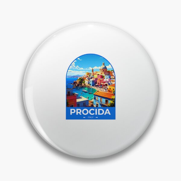 Item preview, Procida Italy Travel Sticker designed and sold by TulipaGraphics.