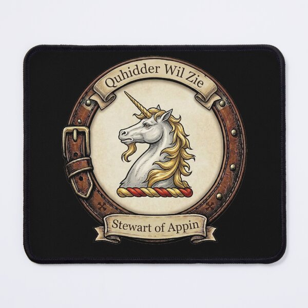 Item preview, Clan Stewart of Appin Crest designed and sold by BagTown Clans.