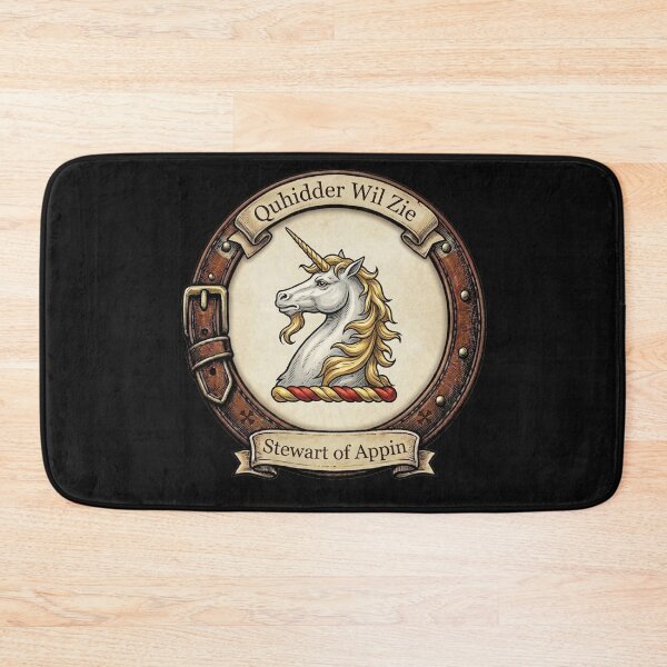 Item preview, Clan Stewart of Appin Crest designed and sold by BagTown Clans.