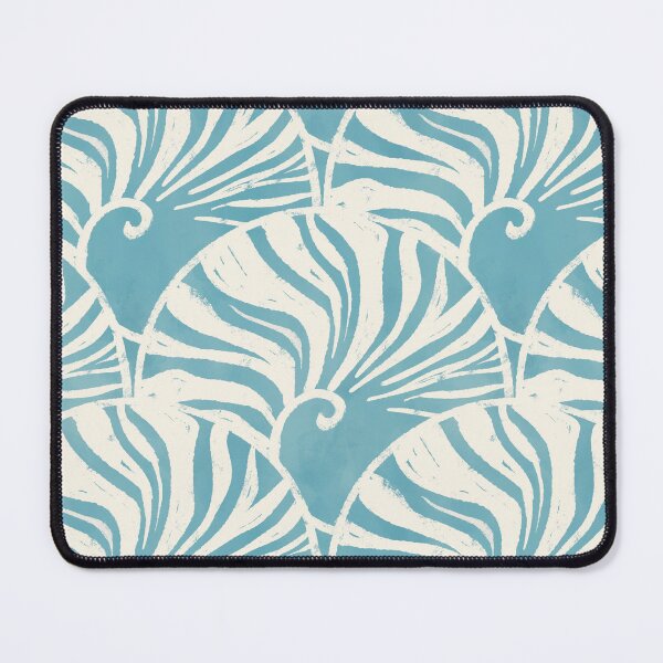 Item preview, Nautilus Scallops - Seafoam  designed and sold by birchandbirdbk.
