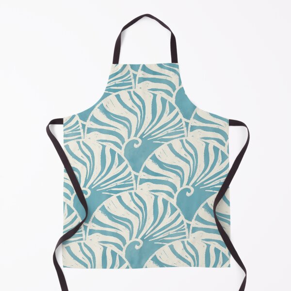 Item preview, Nautilus Scallops - Seafoam  designed and sold by birchandbirdbk.