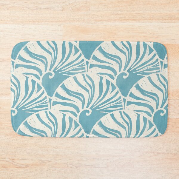 Item preview, Nautilus Scallops - Seafoam  designed and sold by birchandbirdbk.