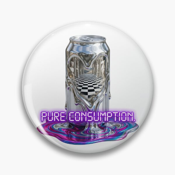Item preview, Pure Consumption: Surreal Vaporwave Melting Can designed and sold by Peter Veselinović.