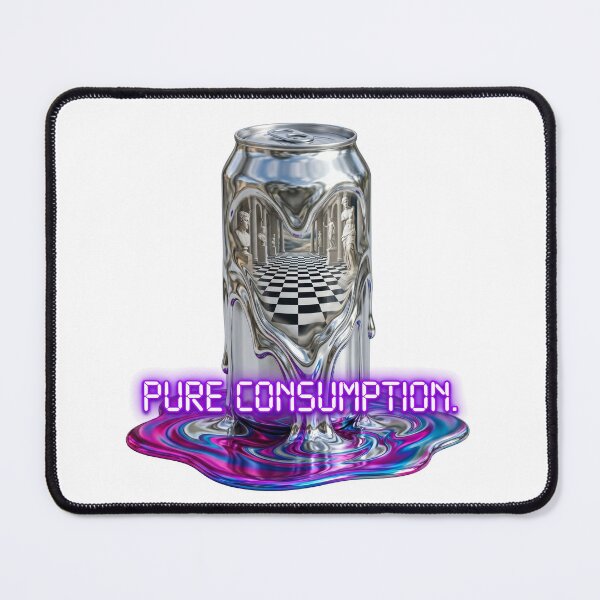 Item preview, Pure Consumption: Surreal Vaporwave Melting Can designed and sold by Peter Veselinović.