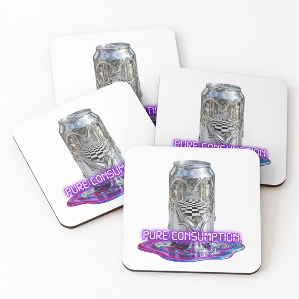 Item preview, Pure Consumption: Surreal Vaporwave Melting Can designed and sold by Peter Veselinović.