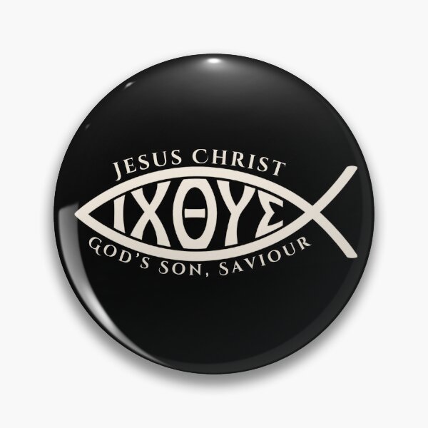 Item preview, Jesus Christ Ichthys Fish Symbol – God’s Son Savior Christian Faith Design designed and sold by Fradikal.