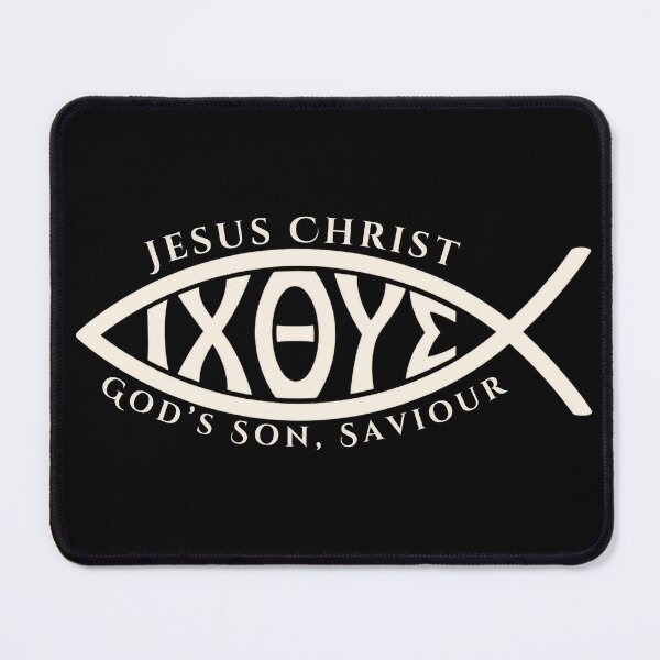 Item preview, Jesus Christ Ichthys Fish Symbol – God’s Son Savior Christian Faith Design designed and sold by Fradikal.