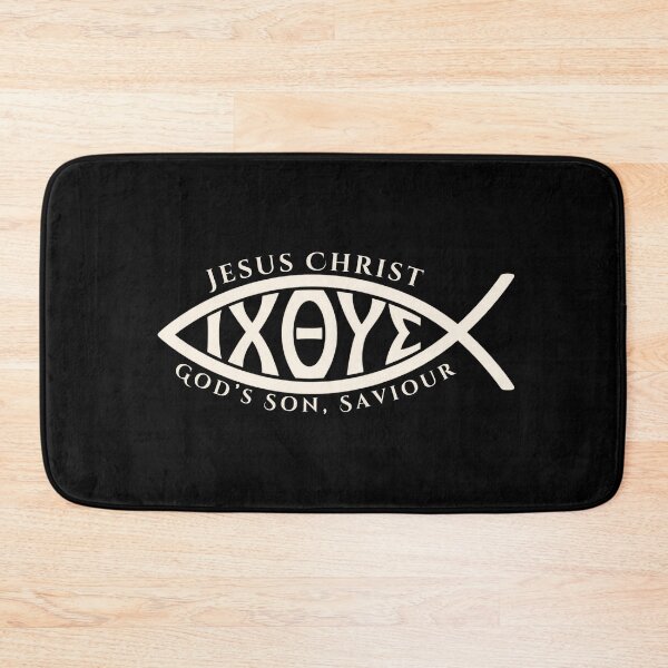 Item preview, Jesus Christ Ichthys Fish Symbol – God’s Son Savior Christian Faith Design designed and sold by Fradikal.