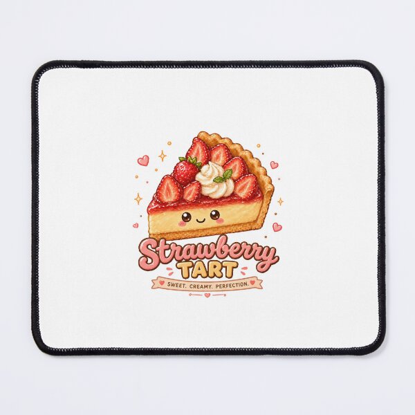 Item preview, Strawberry tart Kawaii dessert designed and sold by Design by Sara.