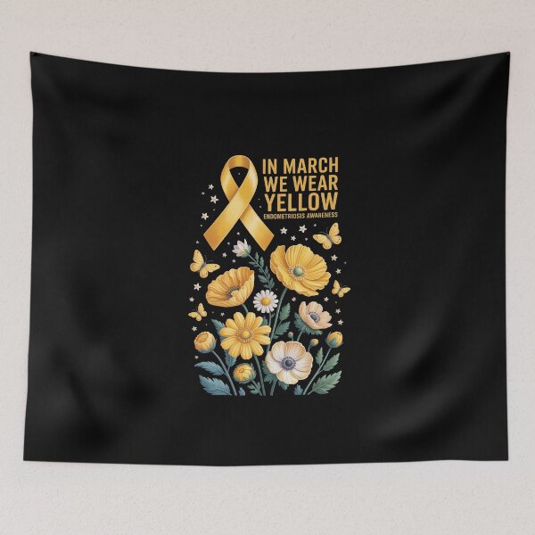 Item preview, March Yellow Awareness Ribbon designed and sold by jkrphoto.