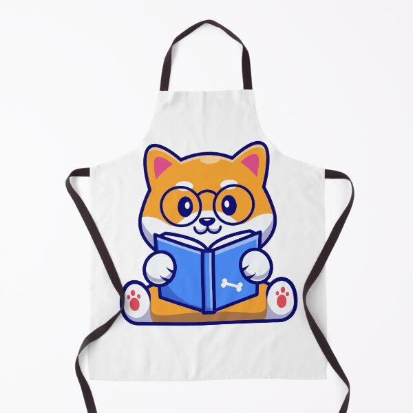 Item preview, Smart Shiba Inu Dog Reading Book designed and sold by henryavincnt.