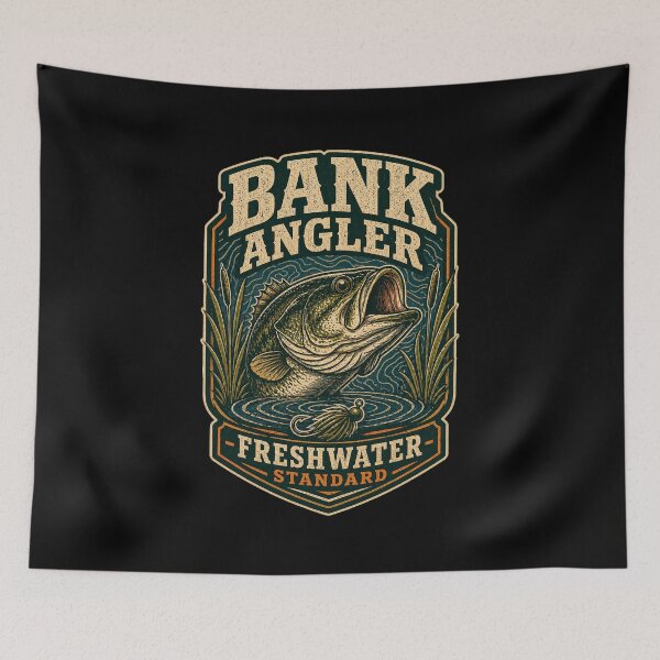 Item preview, Bank Angler Freshwater Standard Fishing Shirt designed and sold by Andrew Lomax.