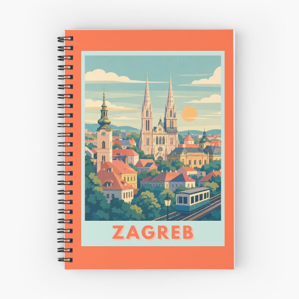 Item preview, Zagreb Croatia Travel Poster designed and sold by MatthewHeights.
