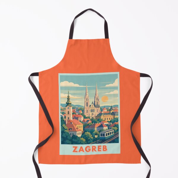 Item preview, Zagreb Croatia Travel Poster designed and sold by MatthewHeights.