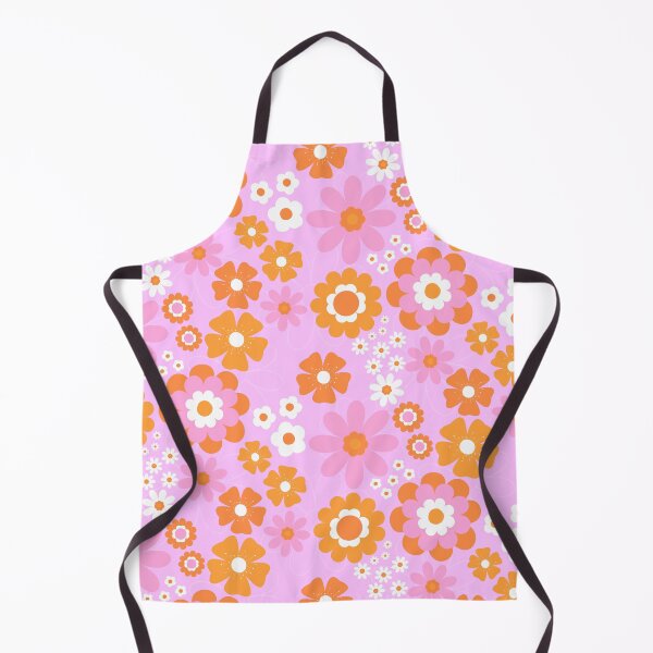 Artikelvorschau, Flower Power Retro-Blumenmuster – 60er-Jahre-Pink entworfen und verkauft von Colorblizz.