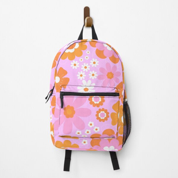 Artikelvorschau, Flower Power Retro-Blumenmuster – 60er-Jahre-Pink entworfen und verkauft von Colorblizz.