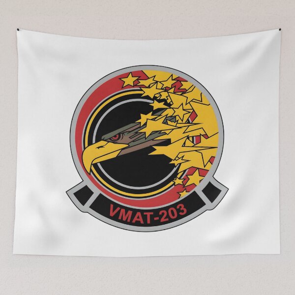 Item preview, VMAT-203 Hawks: Marine Attack Training Squadron 203 Insignia designed and sold by CharlieDesings.