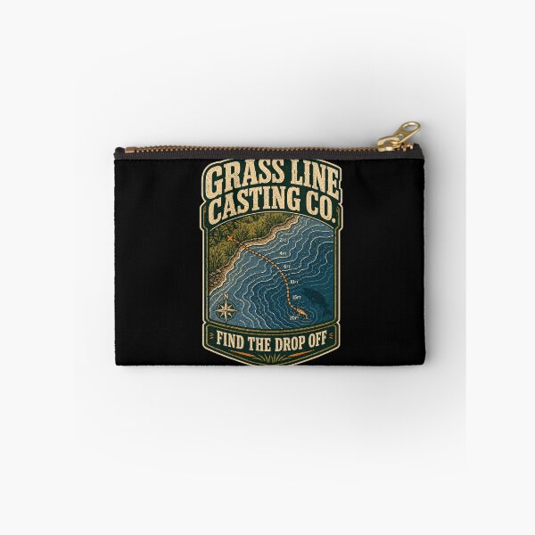 Item preview, Grass Line Casting Co Find The Drop Off Shirt designed and sold by Andrew Lomax.