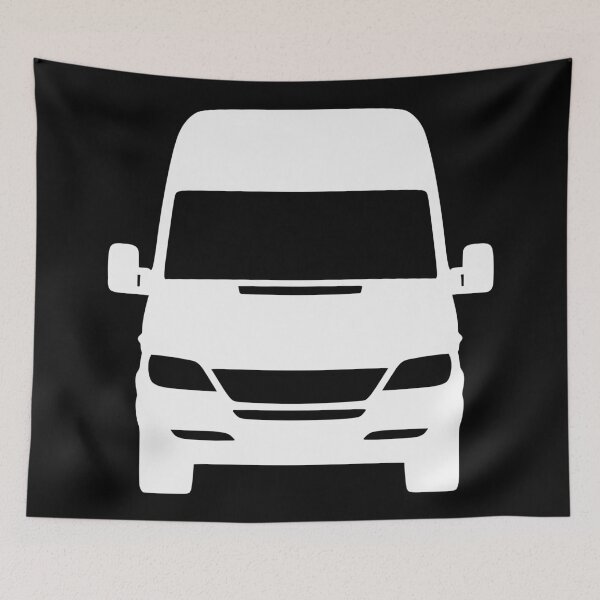 Item preview, Mercedes Sprinter 2000-2006 Freightliner Sprinter sprinter white silhouette designed and sold by EdimDesign.