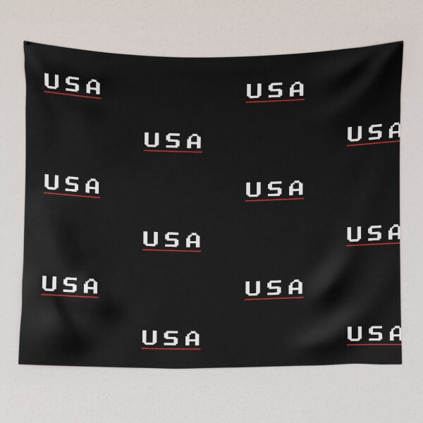 Item preview, USA Retro Pixel Art Minimalist Digital Design designed and sold by artlife4.