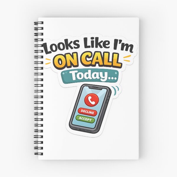 Item preview, Looks Like I’m On Call Today Funny Office Sticker – Remote Work Meme Laptop Sticker designed and sold by StickoStore.
