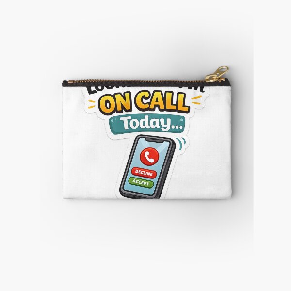 Item preview, Looks Like I’m On Call Today Funny Office Sticker – Remote Work Meme Laptop Sticker designed and sold by StickoStore.