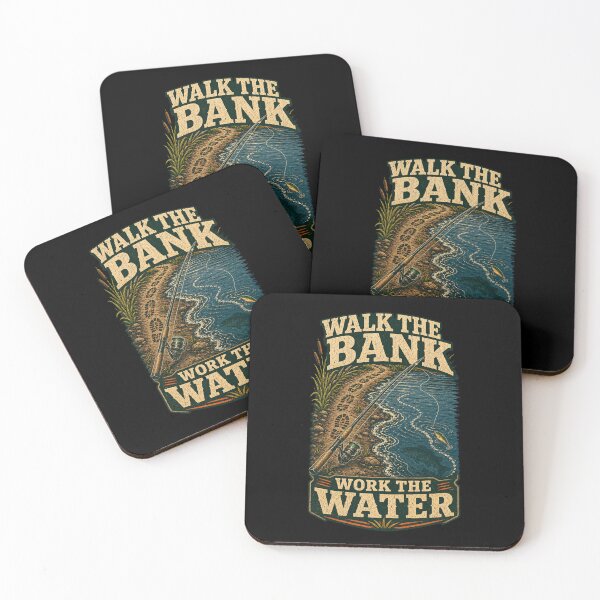 Item preview, Walk The Bank Work The Water Fishing Shirt designed and sold by Andrew Lomax.