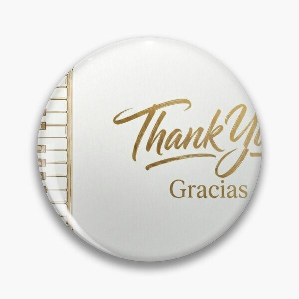 Item preview, Thank you Gracias - a simple and heartfelt message for music lovers designed and sold by planisphaerium.