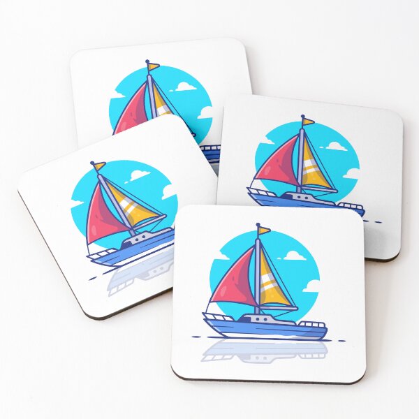 Item preview, Colorful Sailing Boat Ocean Adventure designed and sold by henryavincnt.