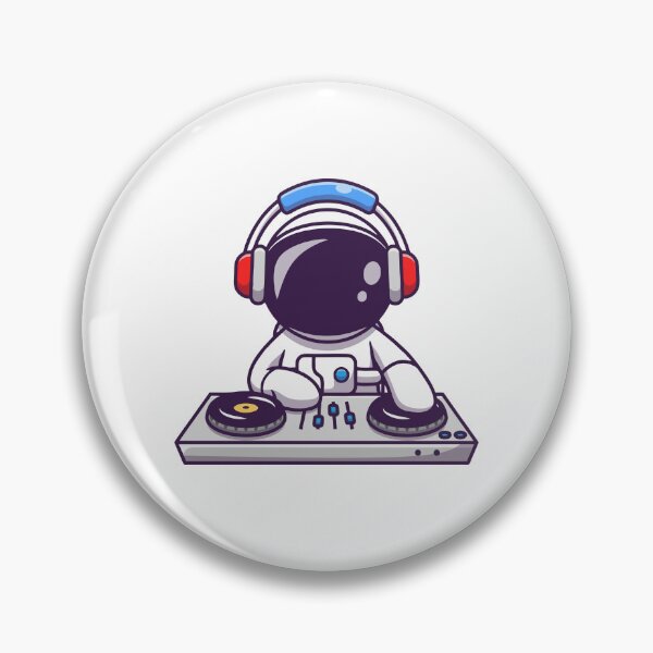Item preview, Astronaut DJ Mixing Space Beats designed and sold by henryavincnt.