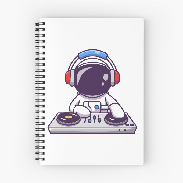 Item preview, Astronaut DJ Mixing Space Beats designed and sold by henryavincnt.