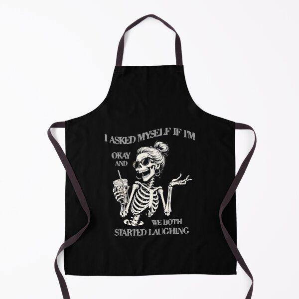 Item preview, Skeleton I Asked Myself If I'm Okay and We Both Started designed and sold by BornBorn.
