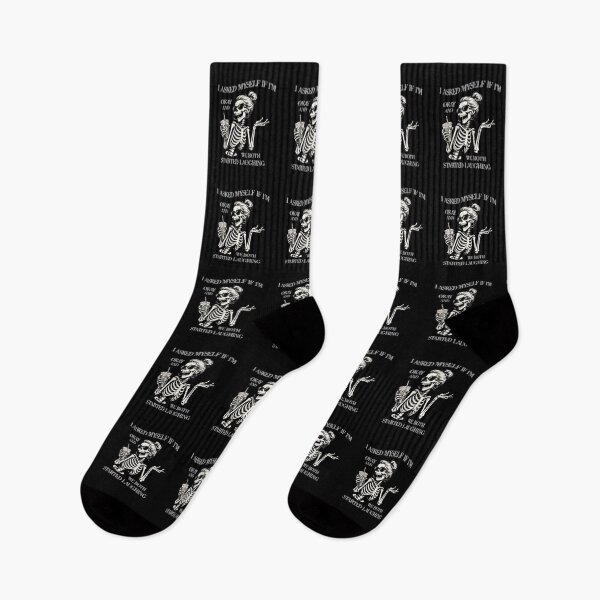 Item preview, Skeleton I Asked Myself If I'm Okay and We Both Started  designed and sold by BornBorn.