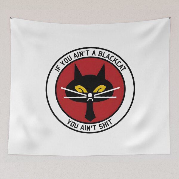 Item preview, U.S. Navy Blackcat Squadron Morale Patch - "If You Ain't A Blackcat, You Ain't Shit" Insignia designed and sold by CharlieDesings.