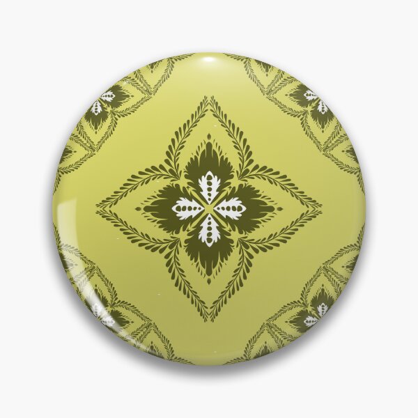 Item preview, Luxury Olive Green and Gold Vintage Floral Ornament Background designed and sold by AdesignbyG.