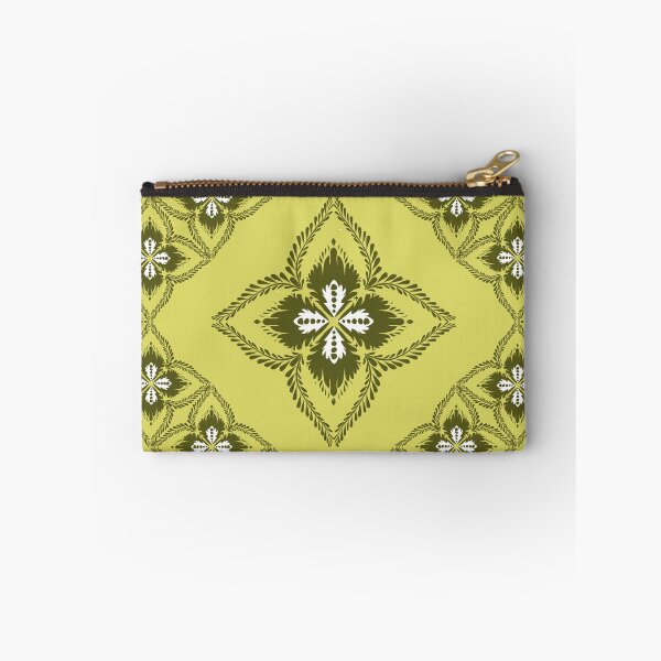 Item preview, Luxury Olive Green and Gold Vintage Floral Ornament Background designed and sold by AdesignbyG.