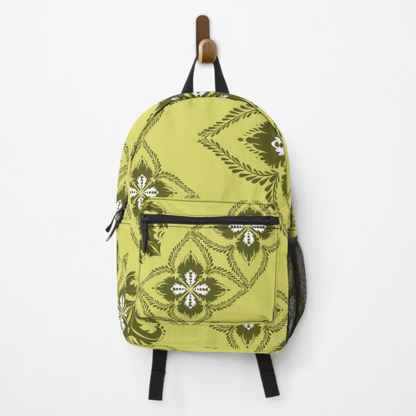 Item preview, Luxury Olive Green and Gold Vintage Floral Ornament Background designed and sold by AdesignbyG.