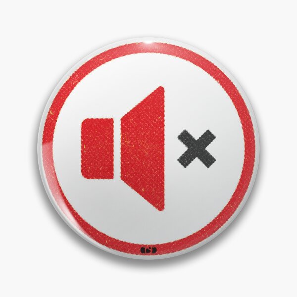 Item preview, Speak Less Exist More — Mute Button designed and sold by Decorador de Corazones.