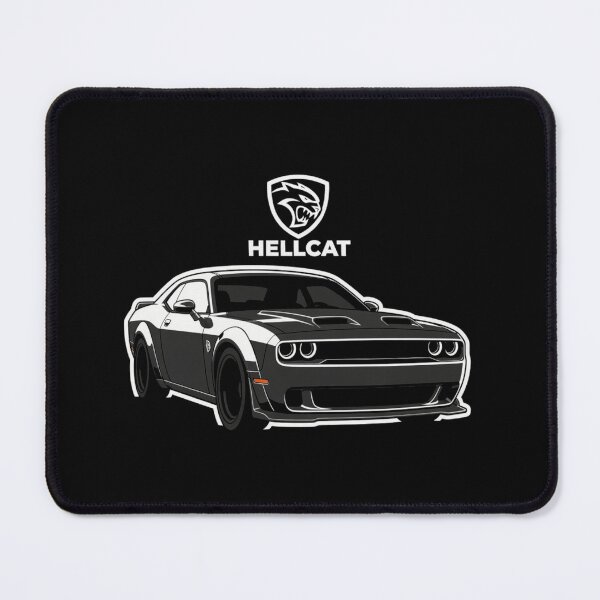 Item preview, Challenger Hellcat Widebody Badge Muscle Car Art designed and sold by TheArtOfCar.