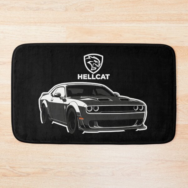 Item preview, Challenger Hellcat Widebody Badge Muscle Car Art designed and sold by TheArtOfCar.