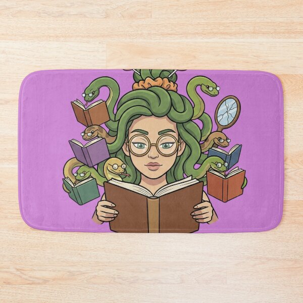 Item preview, Bookworm Medusa - Funny Greek Mythology Reader designed and sold by MythoWorldddd.