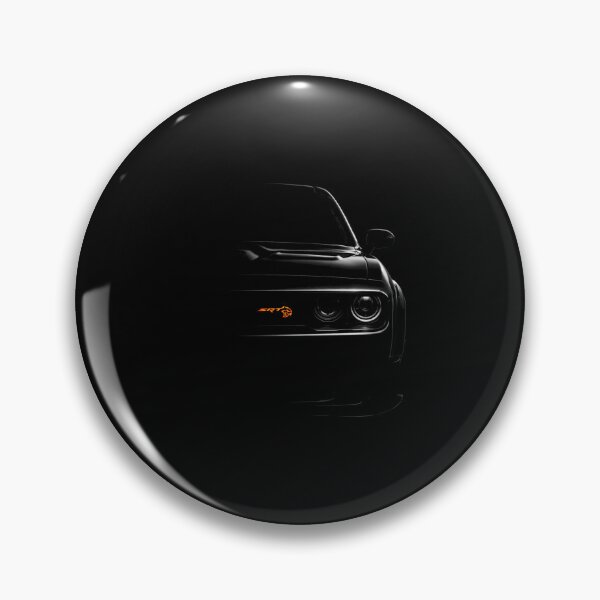 Item preview, Challenger Hellcat Dark Teaser Close-Up Muscle Car Art designed and sold by TheArtOfCar.